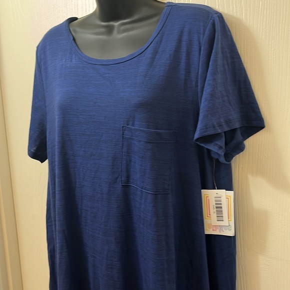 LulaRoe Navy knit dress - Picture 3 of 5
